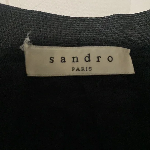 SANDRO Black Janice Skater skirt - Picture 4 of 8